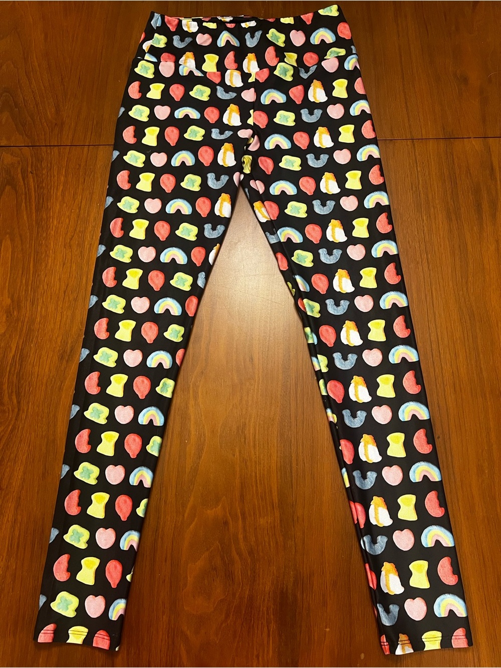Goldsheep Lucky Marshmallows Cereal High-Waisted Leggings - Size L
